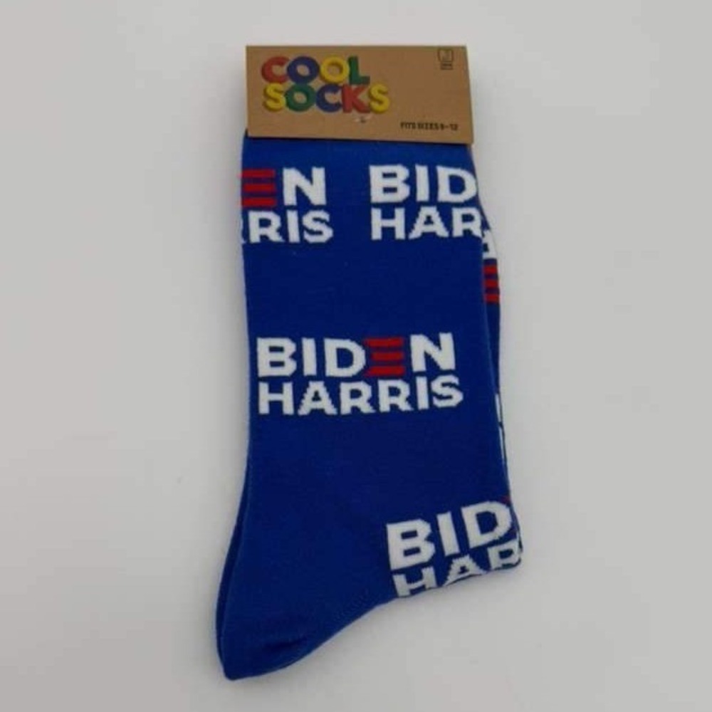 Biden Harris Campaign Crew Socks – Size 8-12 – Brand New